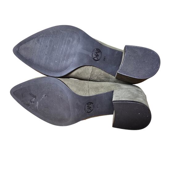 Michael Kors Ella Suede Chelsea Boot Olive Pull On Excellent 6 M - Picture 6 of 7